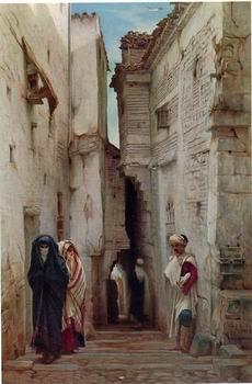 unknow artist Arab or Arabic people and life. Orientalism oil paintings 572 China oil painting art